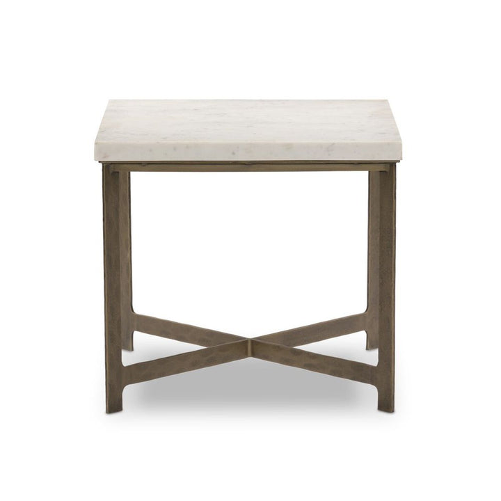 Hammered Iron End Table