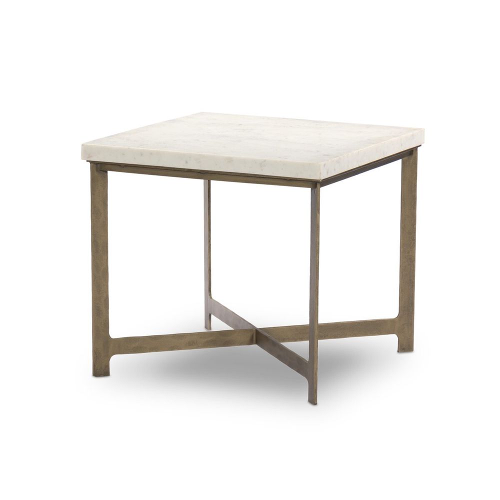 Hammered Iron End Table