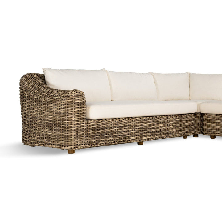 Brighton Outdoor 3-Piece Sectional - Venao Ivory