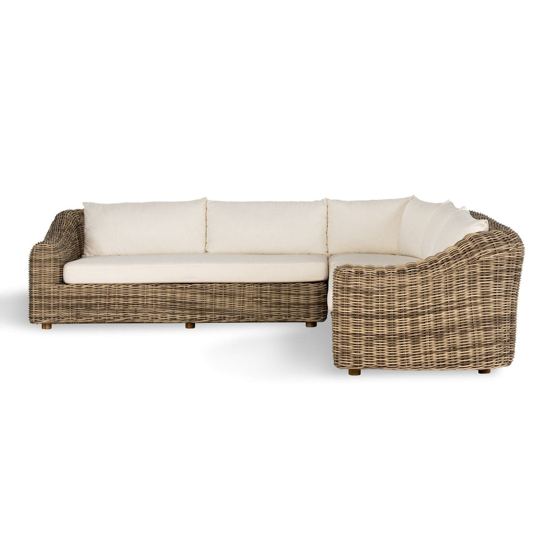 Brighton Outdoor 3-Piece Sectional - Venao Ivory