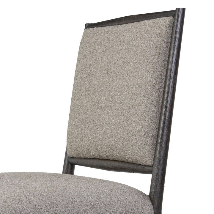 Glenview Dining Chair: Weslie Feather - Smoked Black Oak