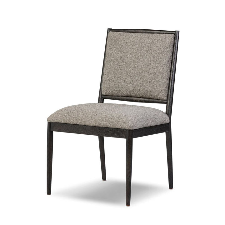 Glenview Dining Chair: Weslie Feather - Smoked Black Oak