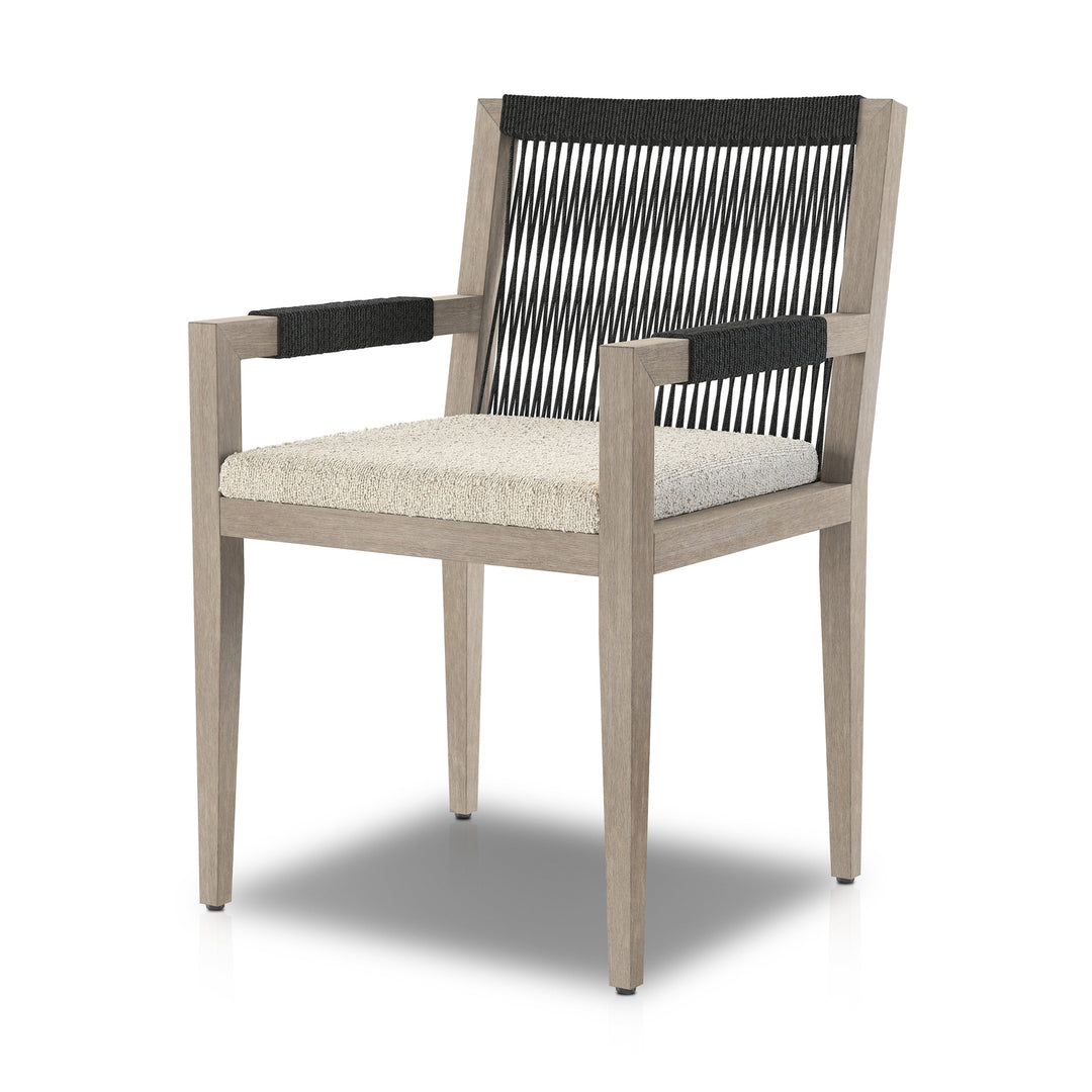 Sherwood Outdoor Dining Armchair-Four Hands-FH-223831-011-Dining ChairsWashed Brown-9-France and Son