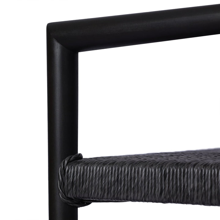 Thomas Outdoor Dining Armchair - Black Teak