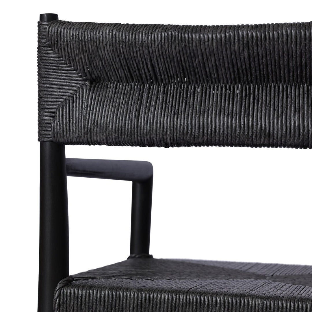 Thomas Outdoor Dining Armchair - Black Teak