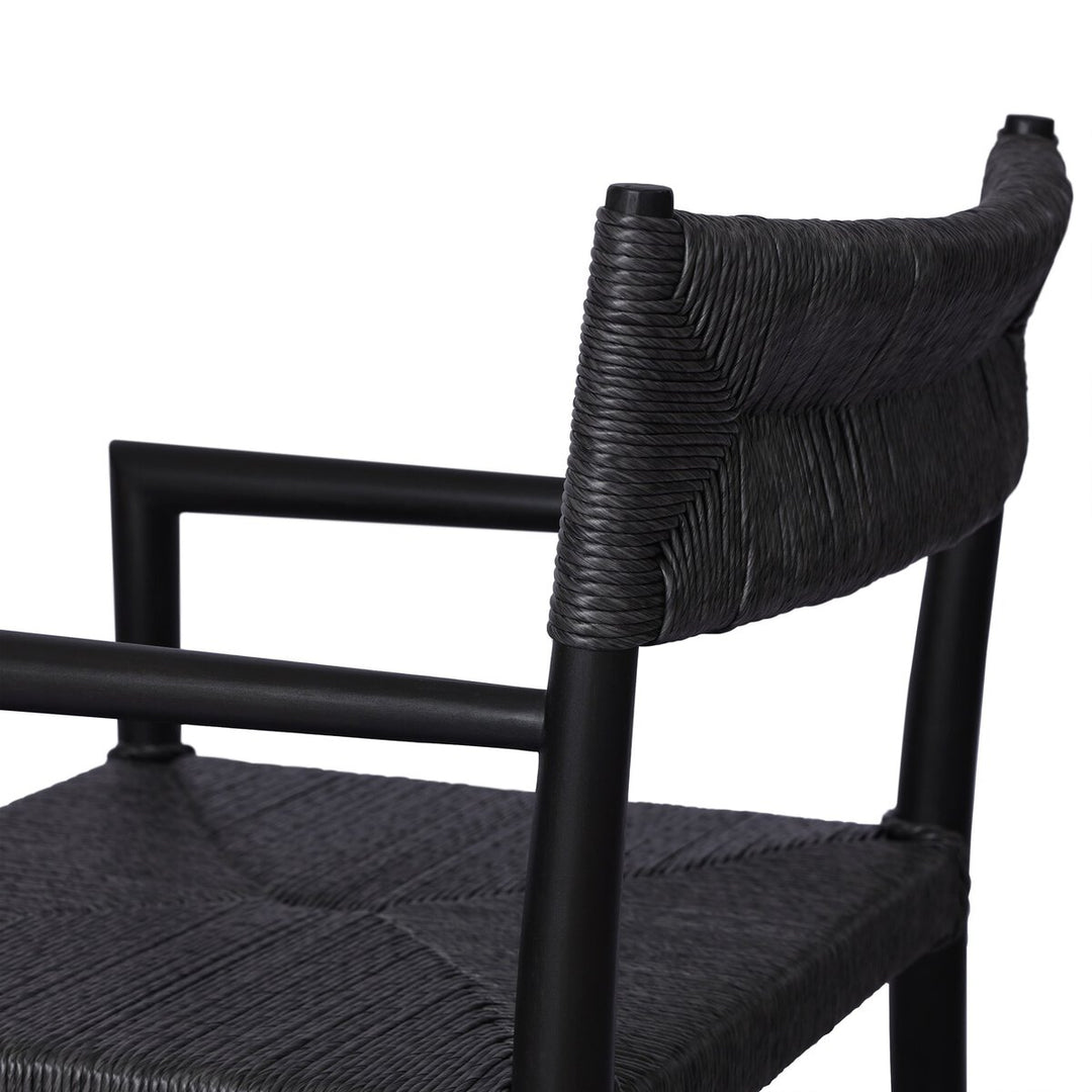 Thomas Outdoor Dining Armchair - Black Teak