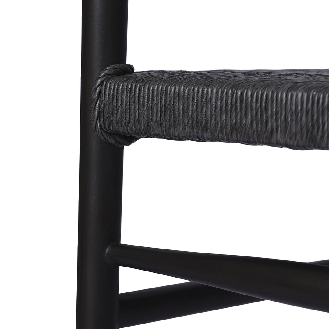 Thomas Outdoor Dining Armchair - Black Teak