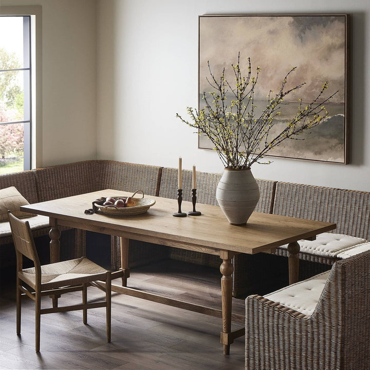 Langdon Extension Dining Table - Worn Oak