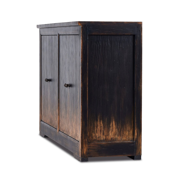 One Hour Sideboard - Distressed Black - 63"