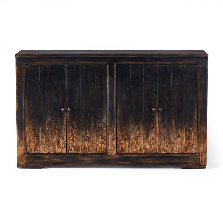 One Hour Sideboard - Distressed Black - 63"