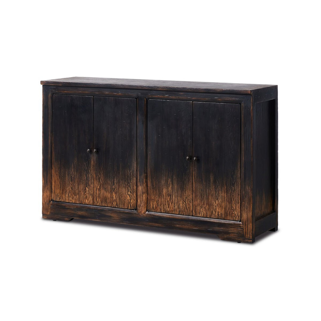 One Hour Sideboard - Distressed Black - 63"