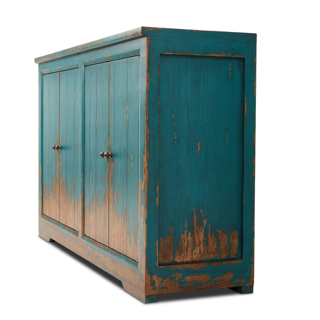 One Hour Sideboard - Distressed Blue - 63"