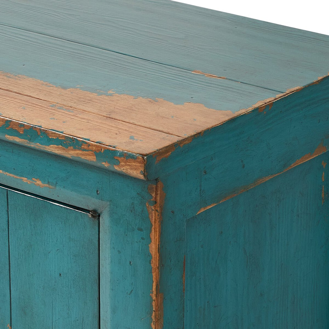 One Hour Sideboard - Distressed Blue - 63"