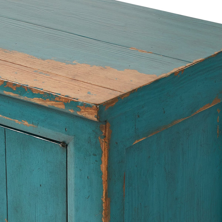 One Hour Sideboard - Distressed Blue - 63"