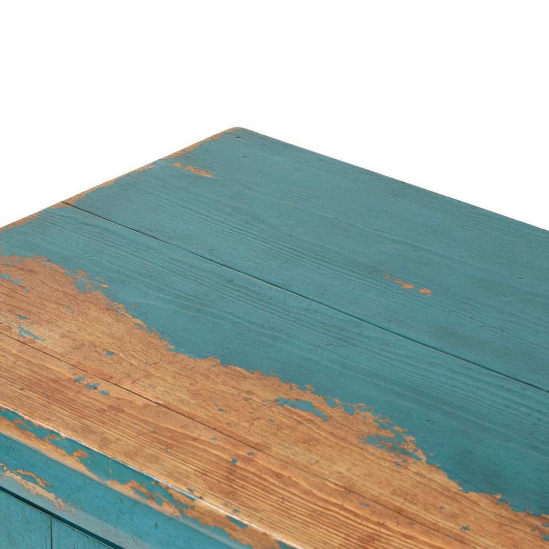 One Hour Sideboard - Distressed Blue - 63"