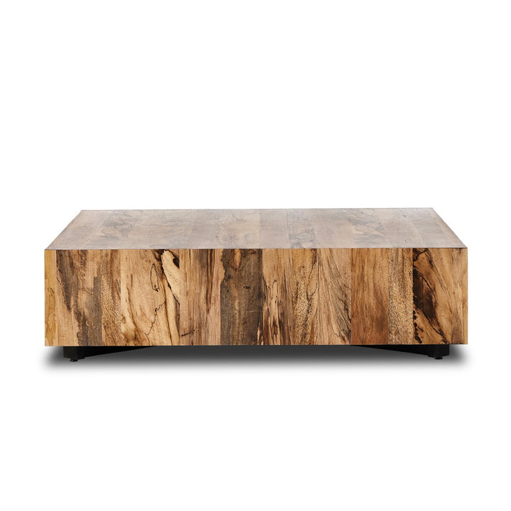 Easton Large Square Coffee Table - Spalted Primavera