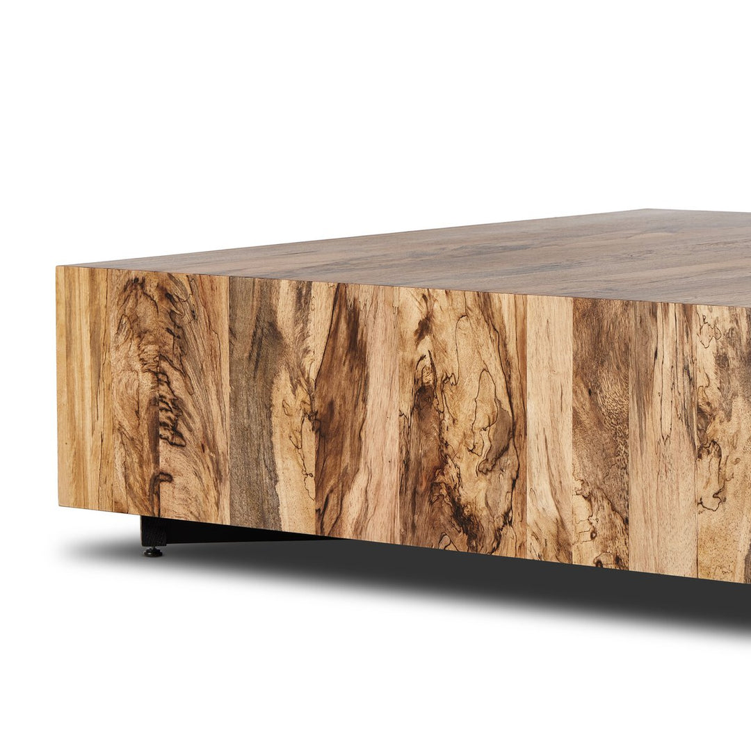 Easton Large Square Coffee Table - Spalted Primavera