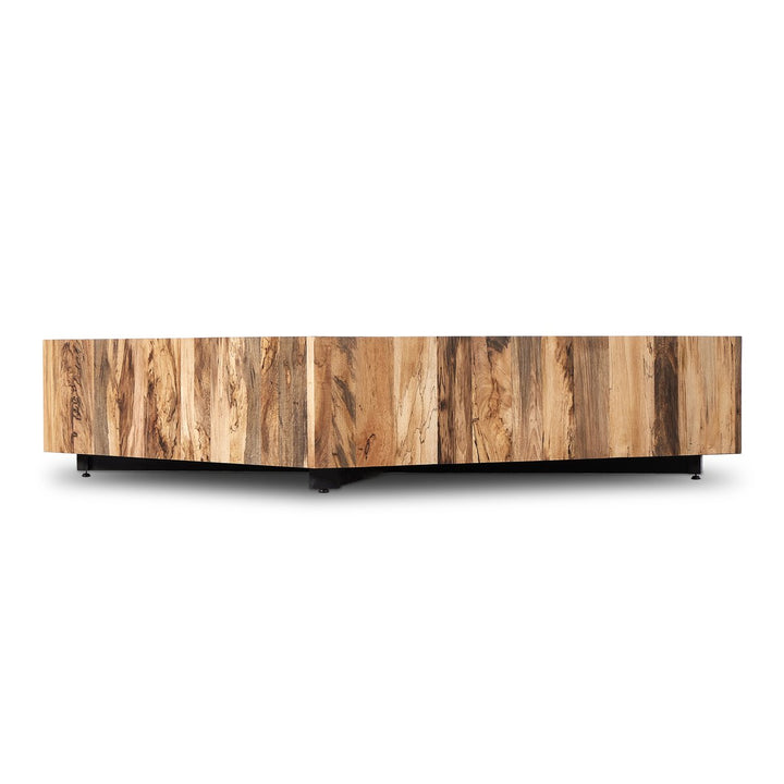 Easton Large Square Coffee Table - Spalted Primavera