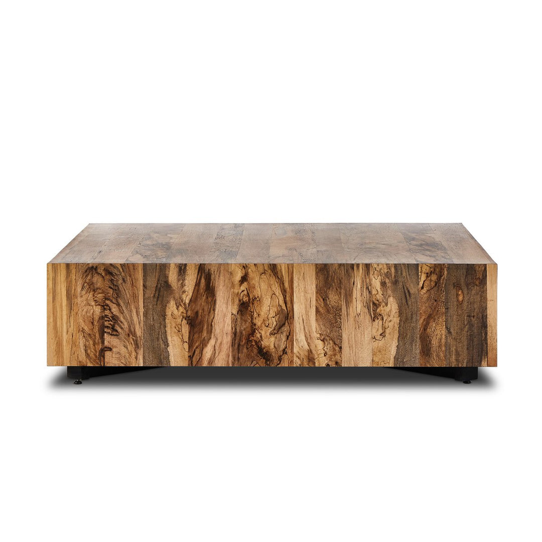 Easton Large Square Coffee Table - Spalted Primavera