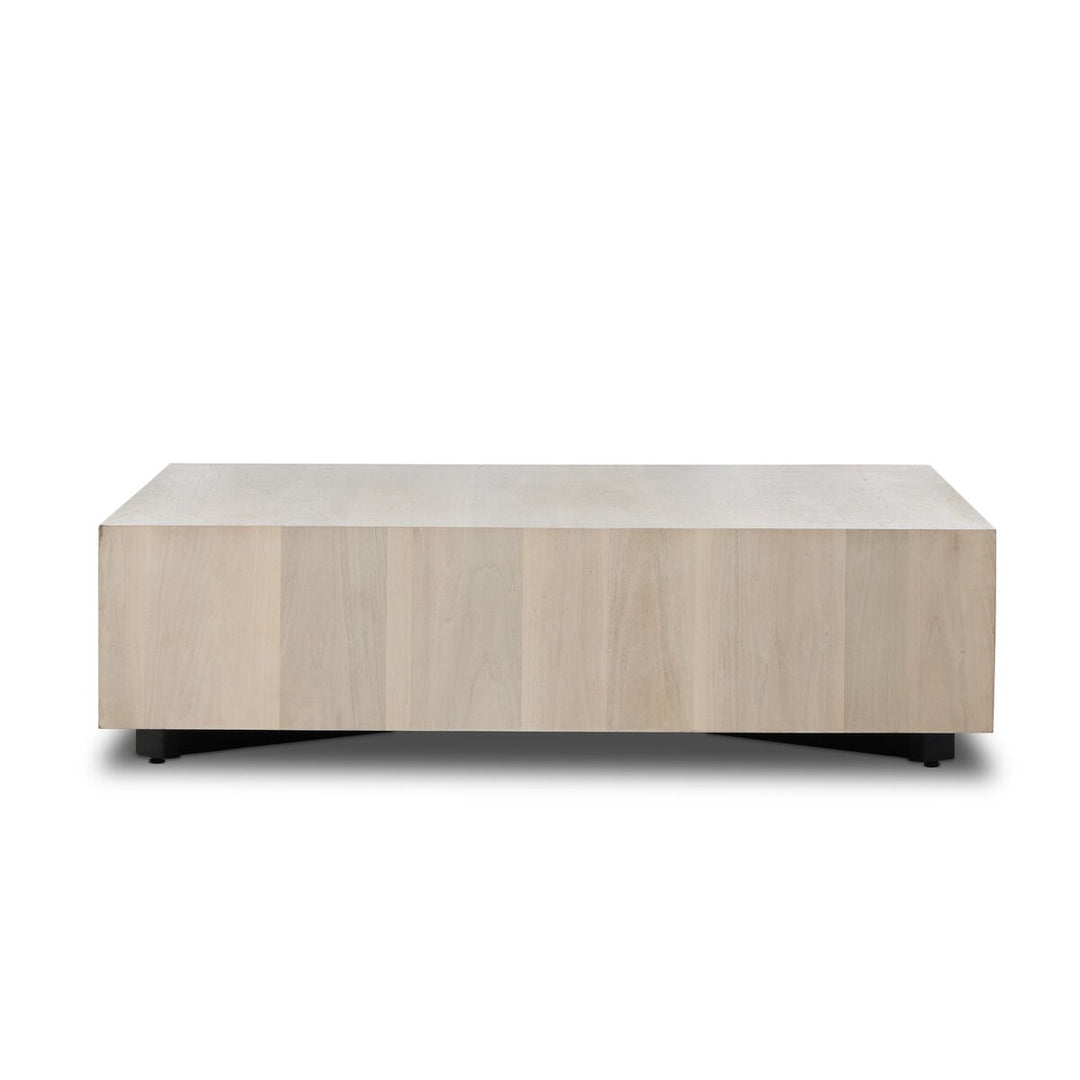 Easton Large Square Coffee Table - Ashen Walnut