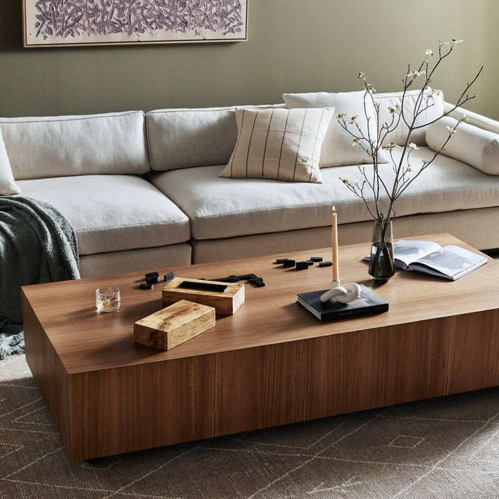 Sinclair Large Rectangular Coffee Table - Natural Yukas