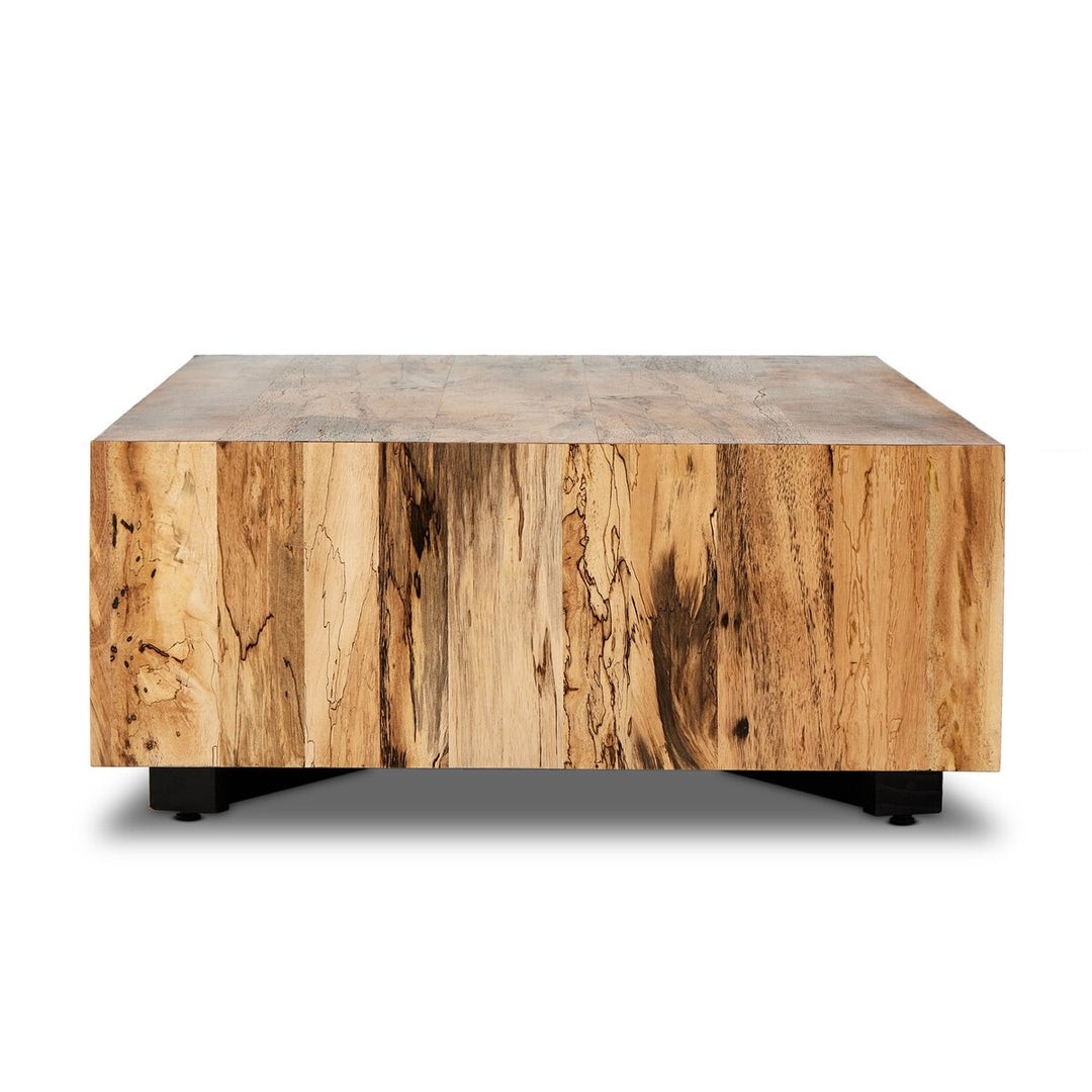 Easton Large Rectangular Coffee Table - Spalted Primavera