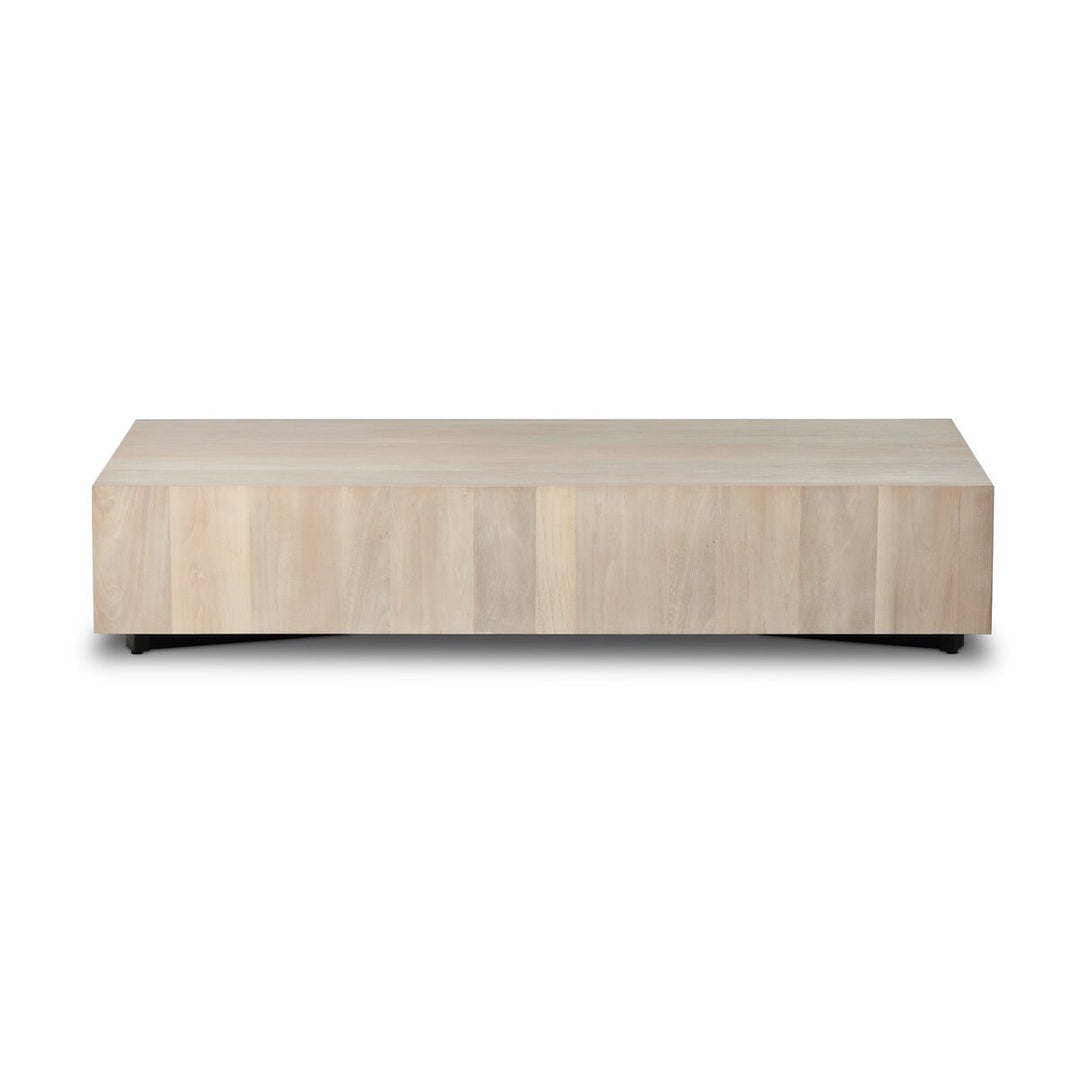 Easton Large Rectangular Coffee Table - Ashen Walnut