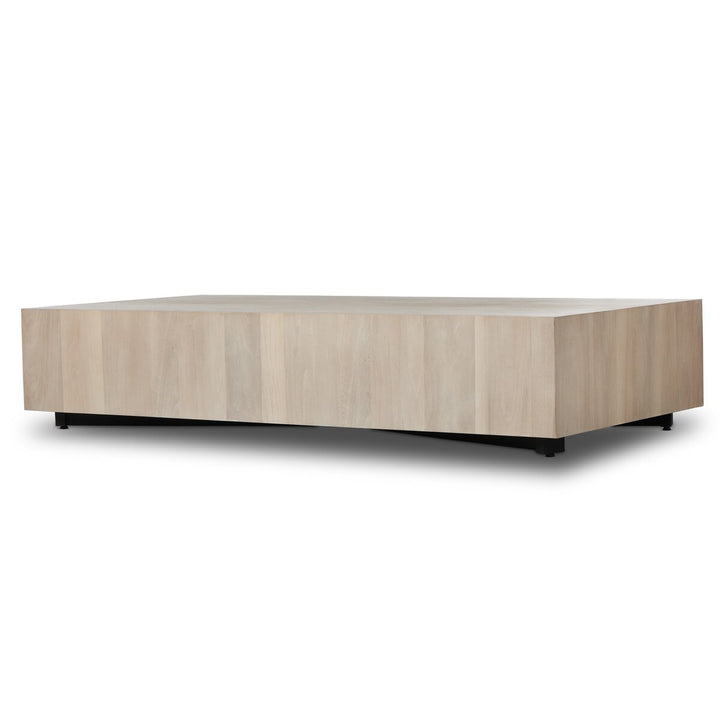 Easton Large Rectangular Coffee Table - Ashen Walnut