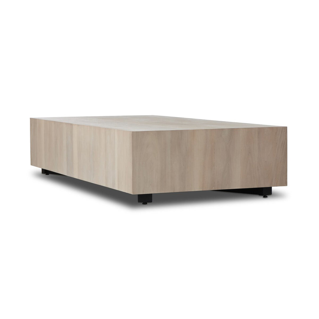 Easton Large Rectangular Coffee Table - Ashen Walnut