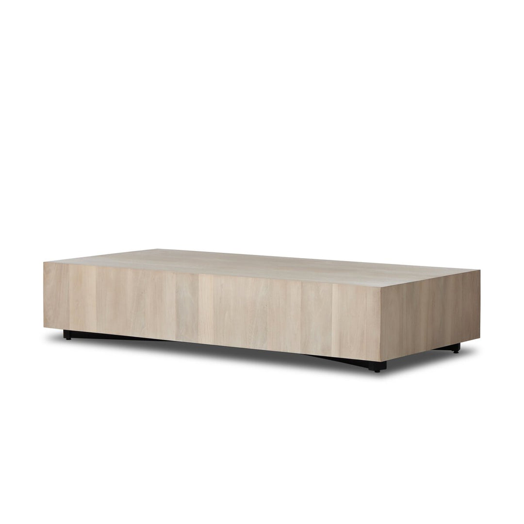 Easton Large Rectangular Coffee Table - Ashen Walnut