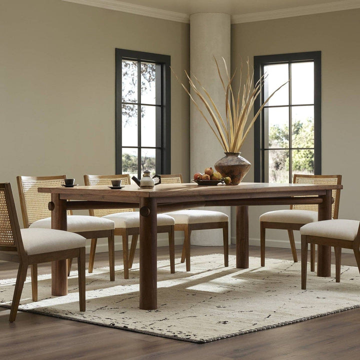 Camille Dining Table - Natural Walnut