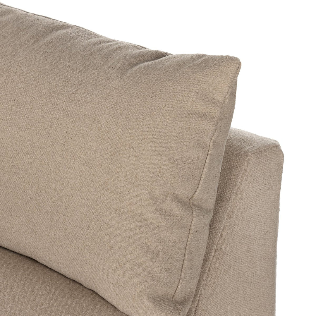 Cole Slipcover 3-Piece Sectional - 134" - Antwerp Taupe