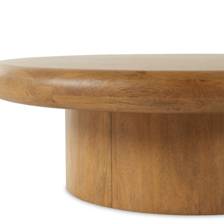 Zach Large Coffee Table - Burnished Parawood Veneer