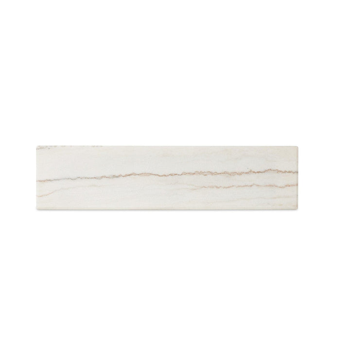 Mia Console Table - Honed White Marble