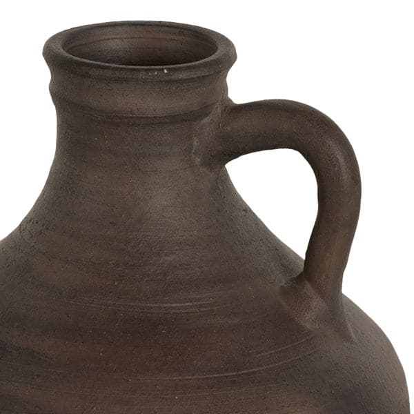 Kamari Vase - Aged Black Ceramic-Four Hands-FH-237765-001-Vases-4-France and Son