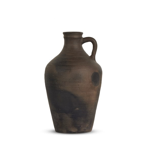 Kamari Vase - Aged Black Ceramic-Four Hands-FH-237765-001-Vases-1-France and Son