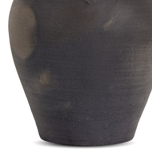 Laith Vase - Aged Black Ceramic-Four Hands-FH-237769-001-Vases-4-France and Son