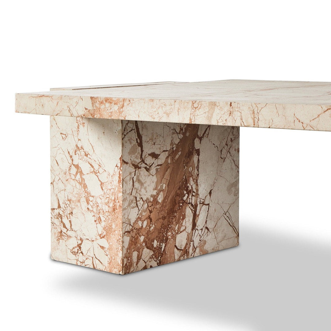 Adrian Coffee Table - Desert Taupe Marble