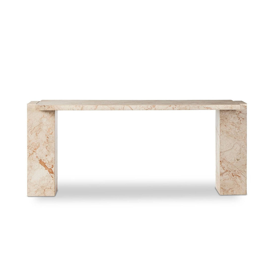 Adrian Console Table - Desert Taupe Marble