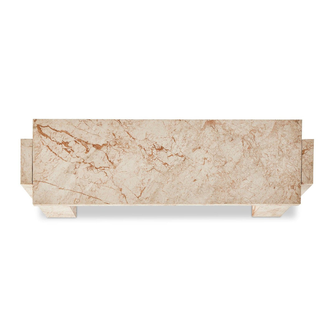 Adrian Console Table - Desert Taupe Marble