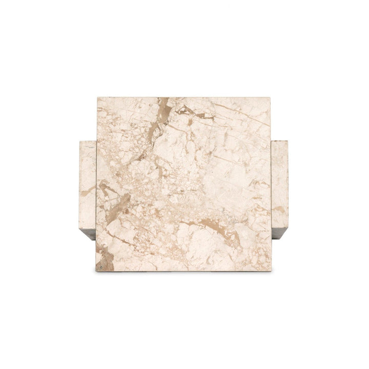 Adrian End Table - Desert Taupe Marble