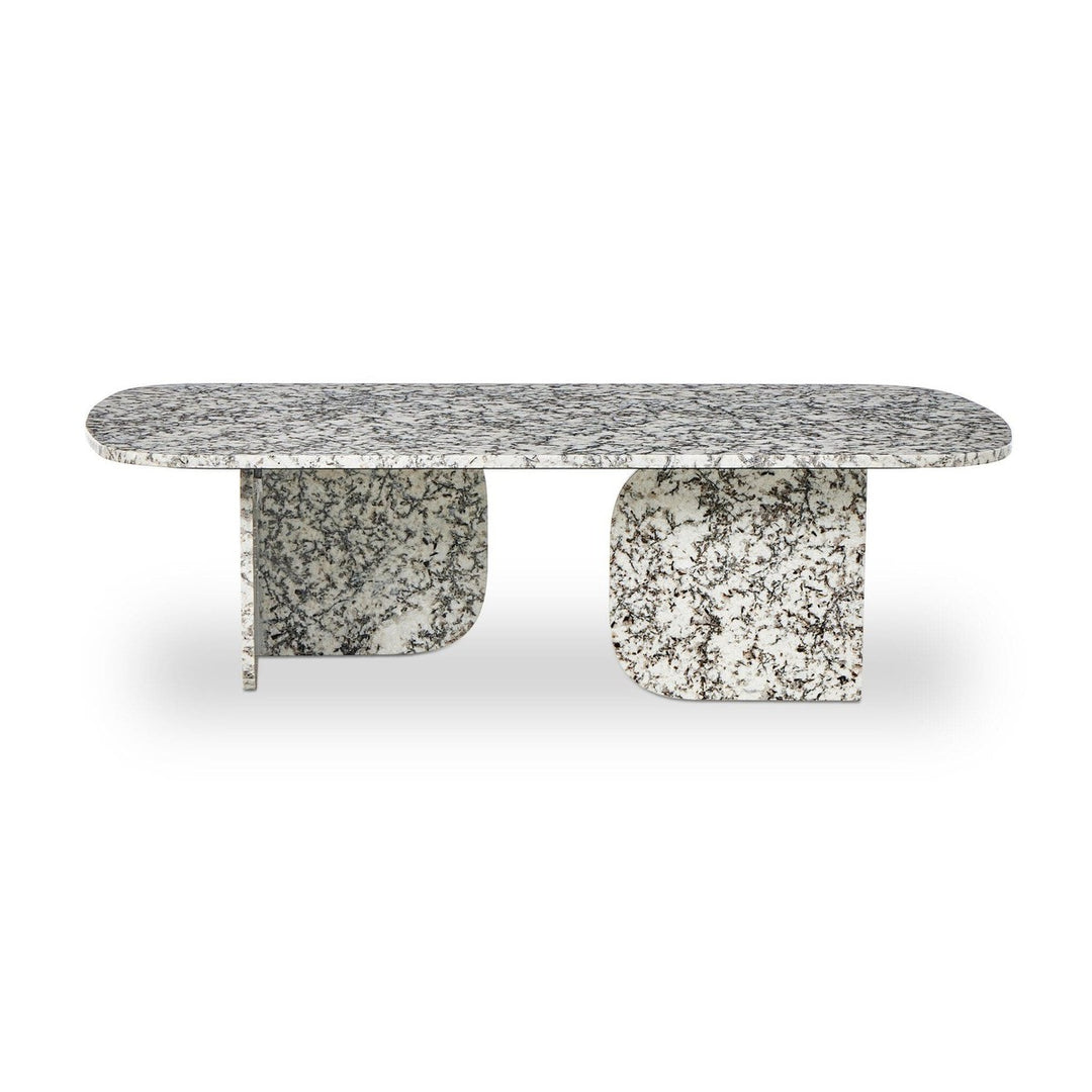 Lincoln Rectangle Coffee Table - Speckled Black Marble