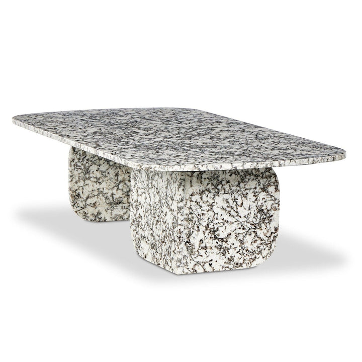 Lincoln Rectangle Coffee Table - Speckled Black Marble