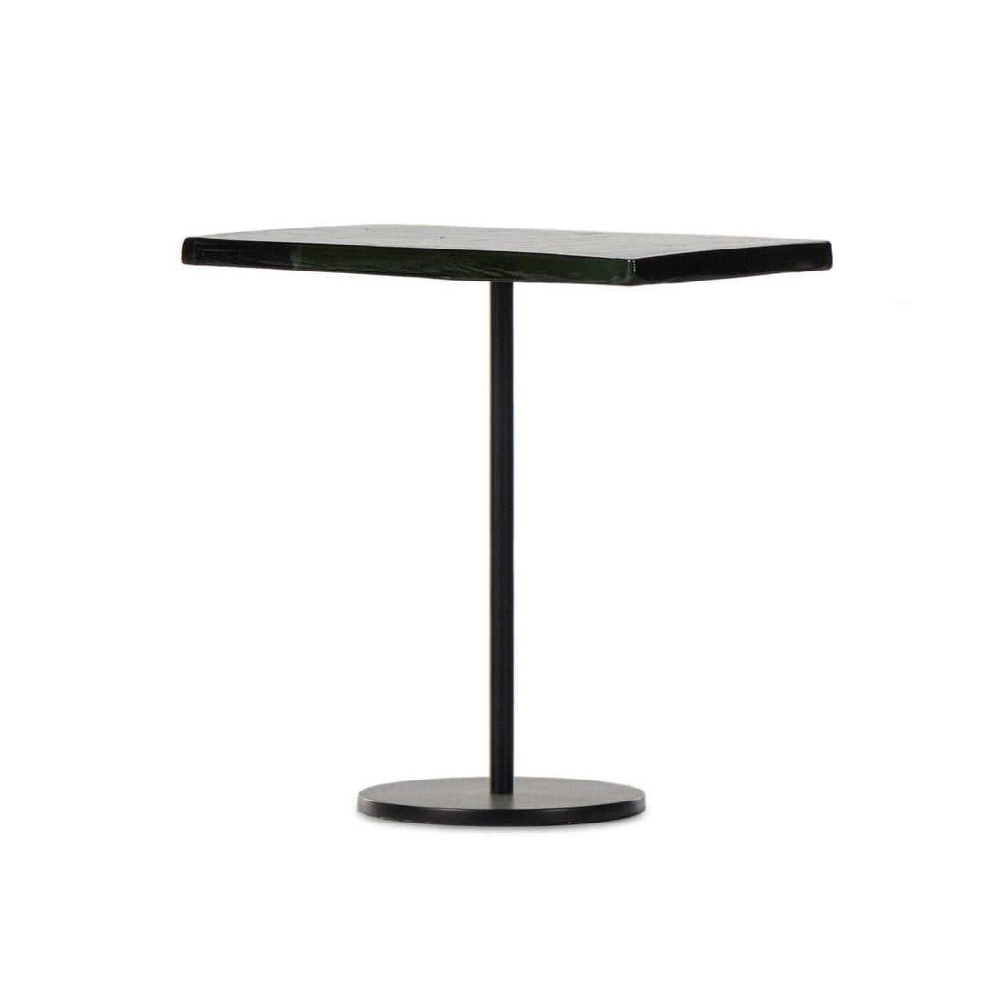 Elliott End Table - Moss Cast Glass