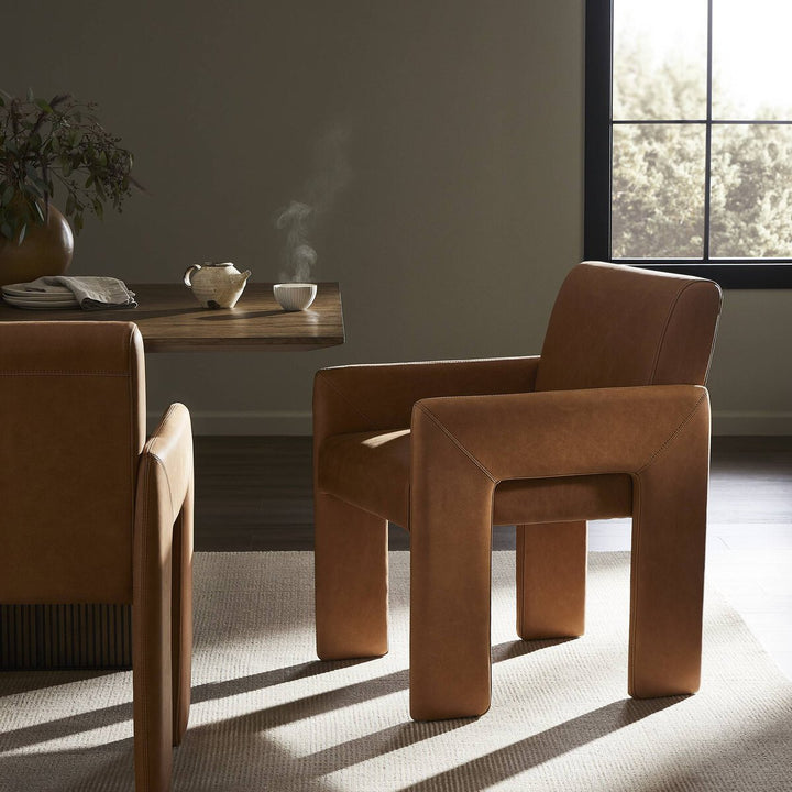 Grayson Dining Armchair - Palermo Cognac