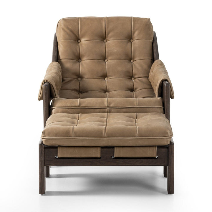 Parker Chair With Ottoman - Palermo Drift