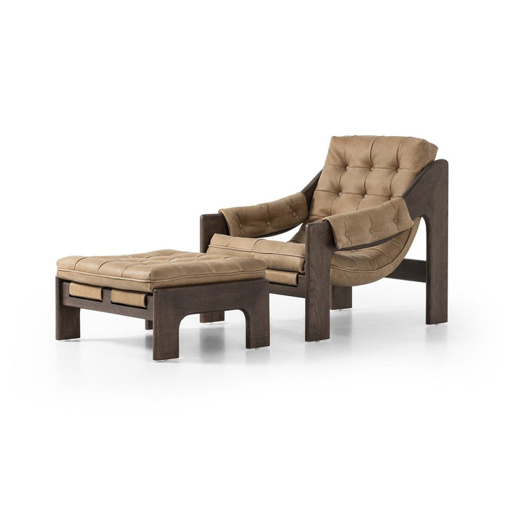 Parker Chair With Ottoman - Palermo Drift