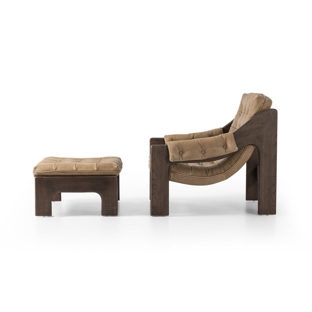 Parker Chair With Ottoman - Palermo Drift