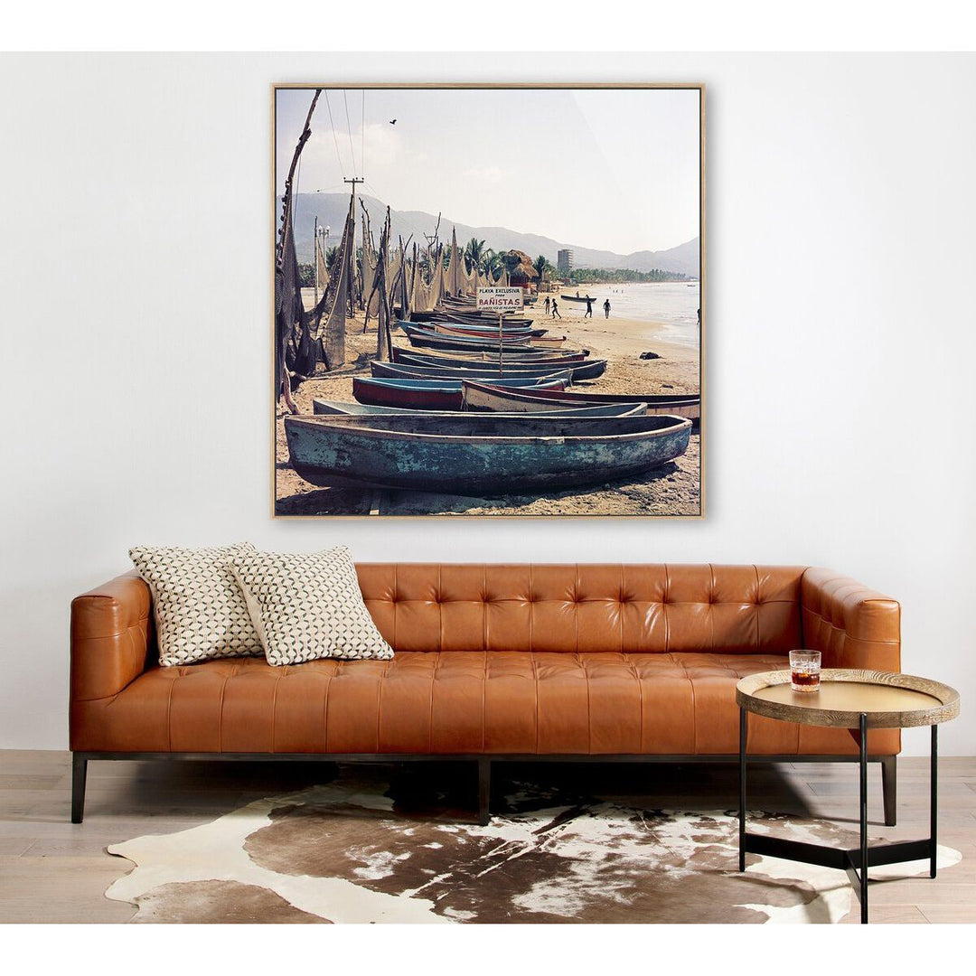 Fishing Boats By Slim Aarons - 48"X48"