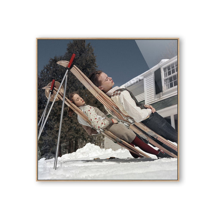 New England Skiing By Slim Aarons - 48"X48"